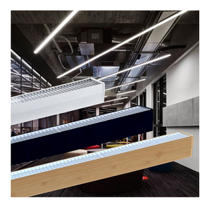 Modern Commercial Office Pendant Up Down Linear Shop Light
