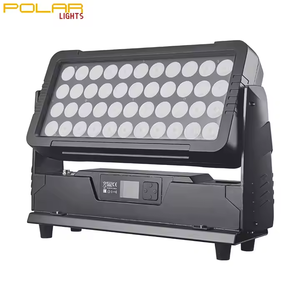 Polarlights IP65 Outdoor LED Flood Light 44PCSx20W RGBACL 6IN1 Wall Washer LED City Color Light For Building Architectural
