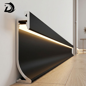 Modern LED Light Strip Decorative Strip Scratch-proof Skirting Board