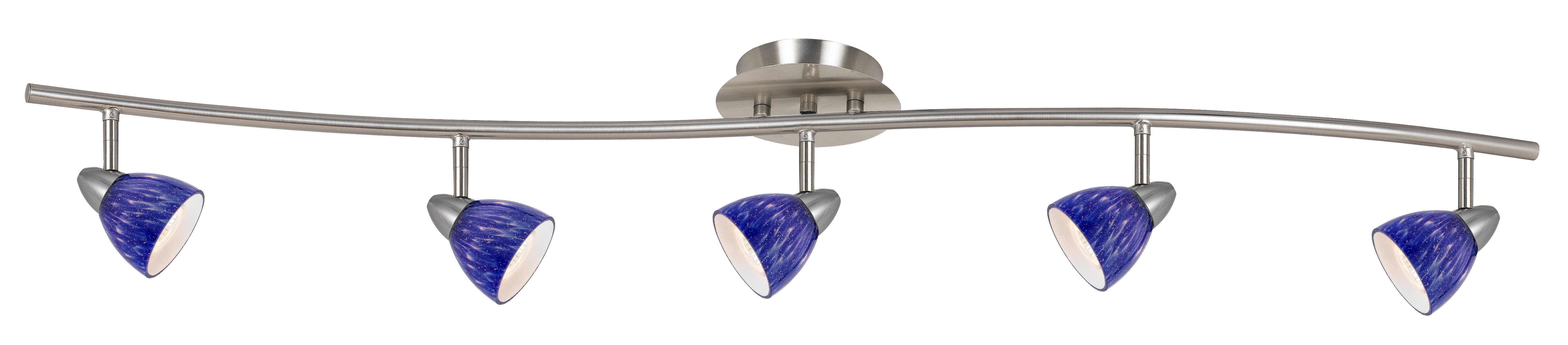 Flexible serpentine track lighting system