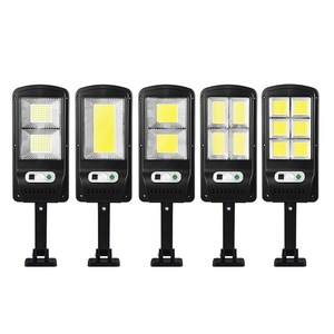 Wason 3 Modes Outdoor Wireless LED Solar Street Light Dusk to Dawn Motion Sensor