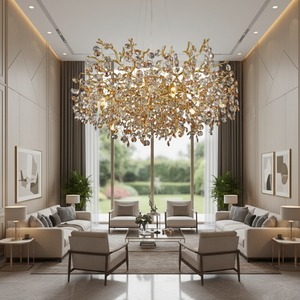 Factory Customization High Quality Luxury Gold Large Crystal Chandelier