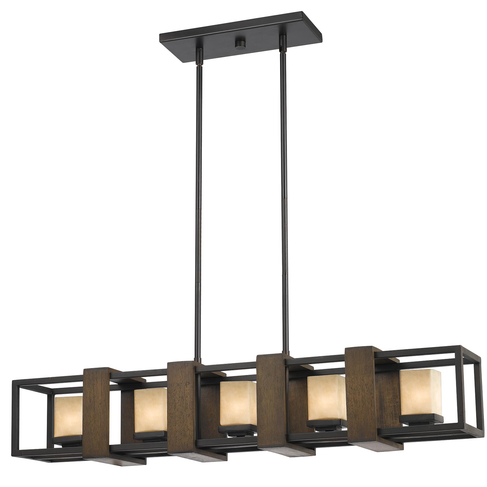 Linear kitchen island lighting fixture