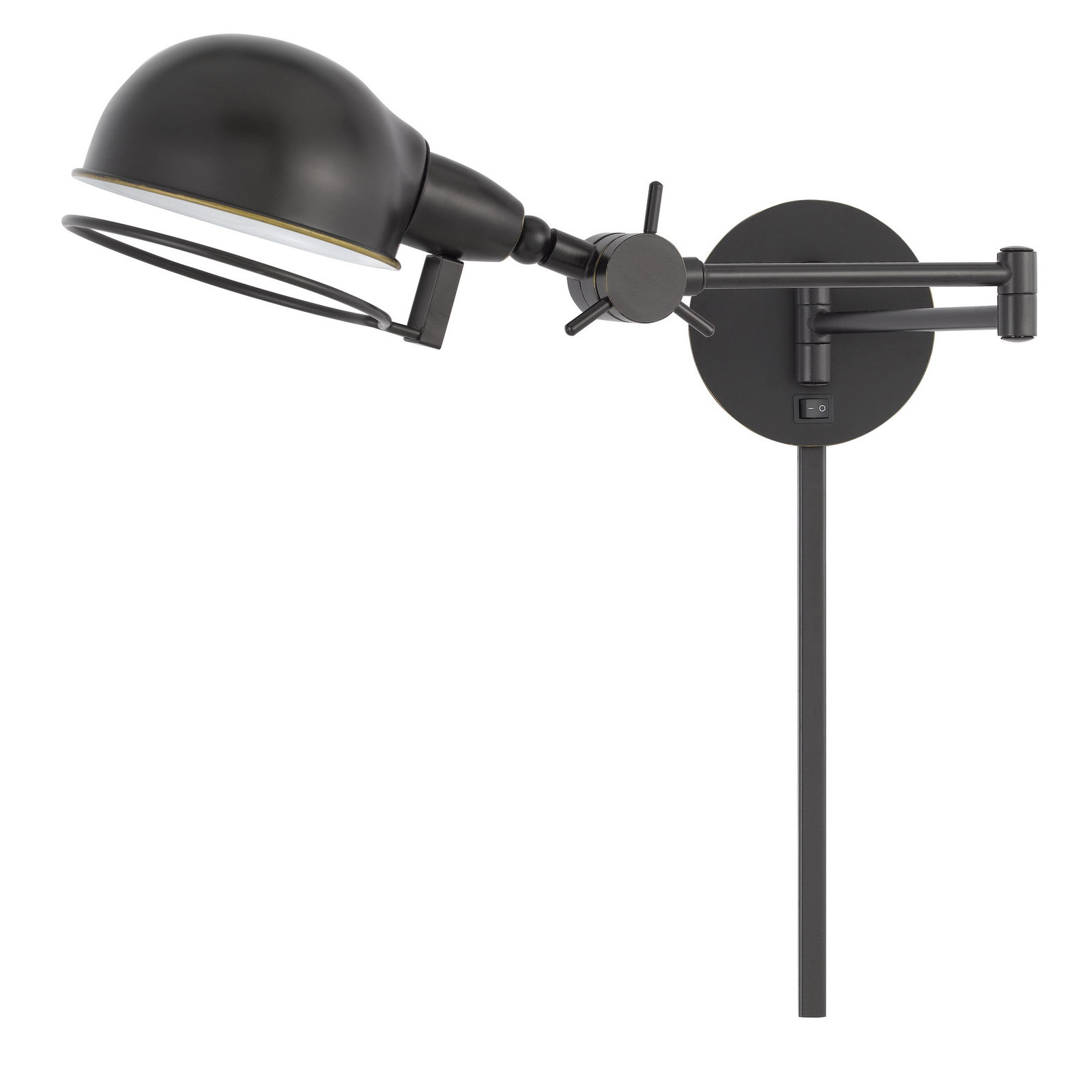 Commercial grade plug-in and hardwired wall lamps for hotel guestrooms